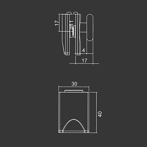 Spodní pojezdové kolečko M16spod 